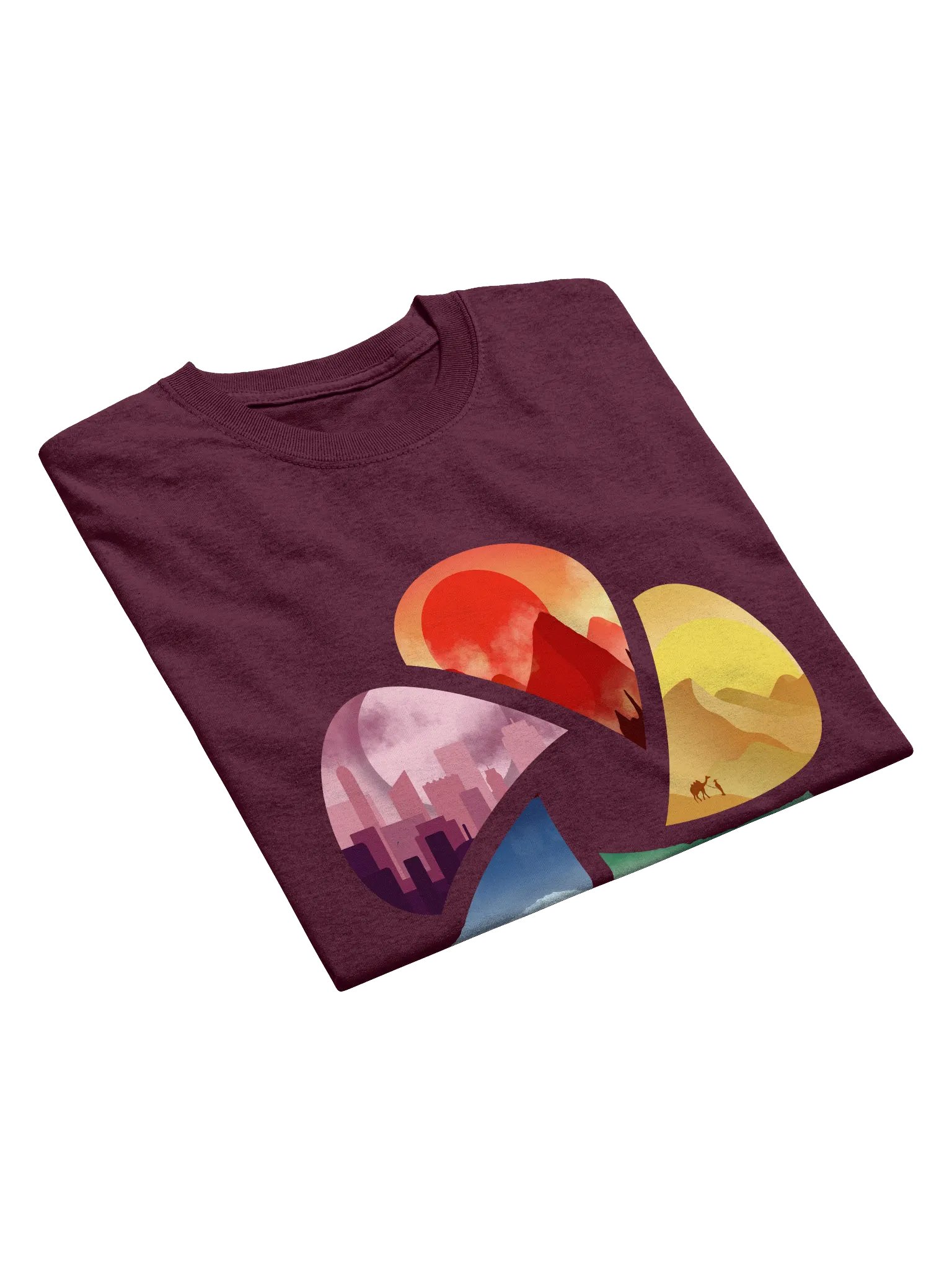Landscape Front Heavyweight T-Shirt product image (3)
