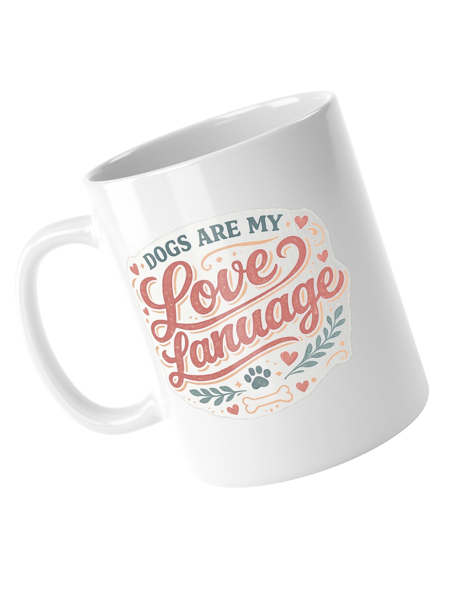 Dogs Are My Love Language Mug – Dog Mom Coffee Mug & Dog Lover Gift product image (2)