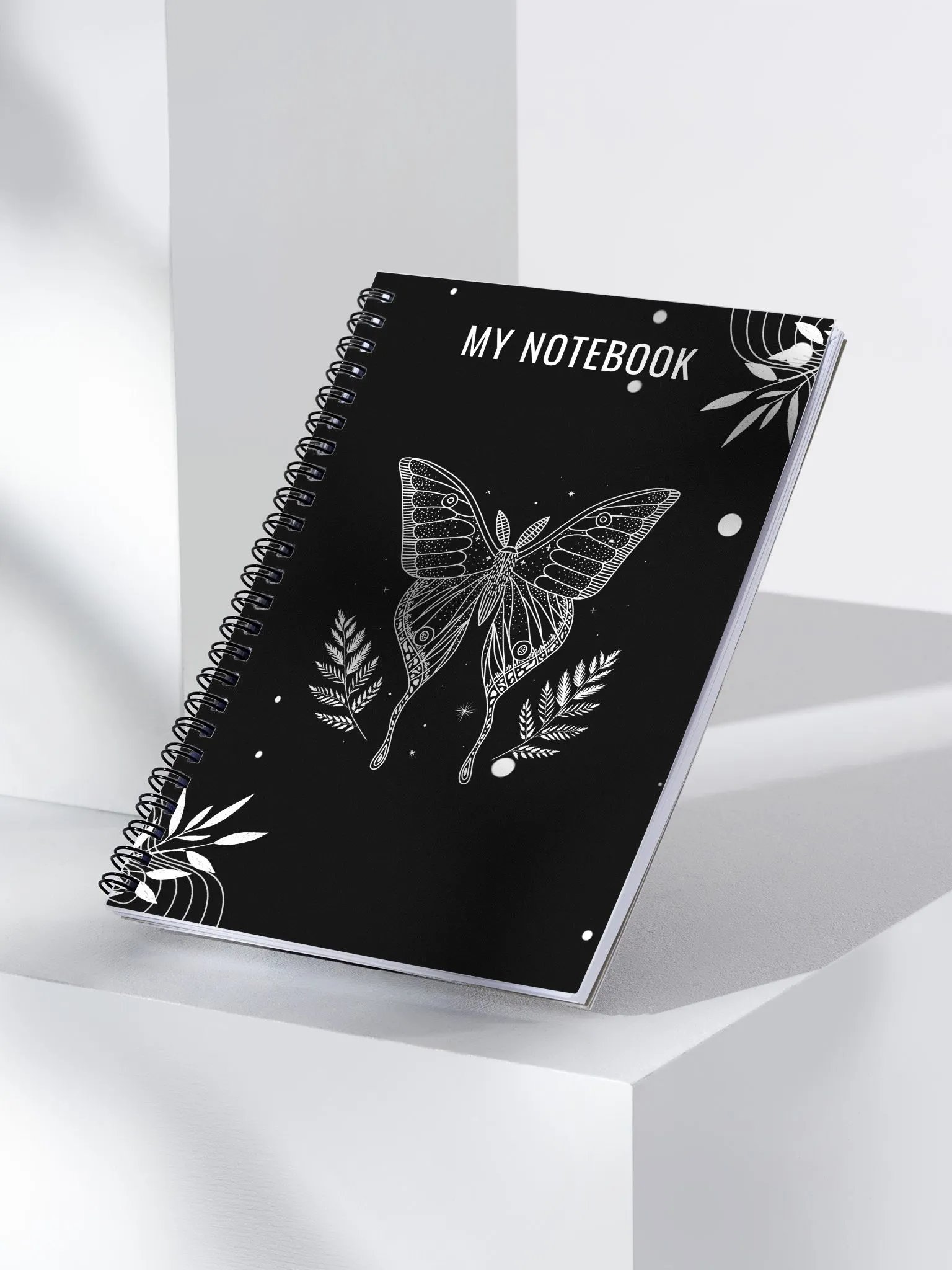 Celestial Butterfly Spiral Notebook product image (3)