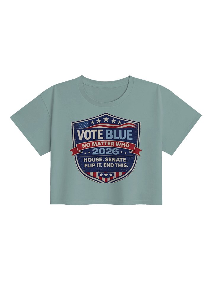 Vote Blue 2026 Crop Top product image (1)