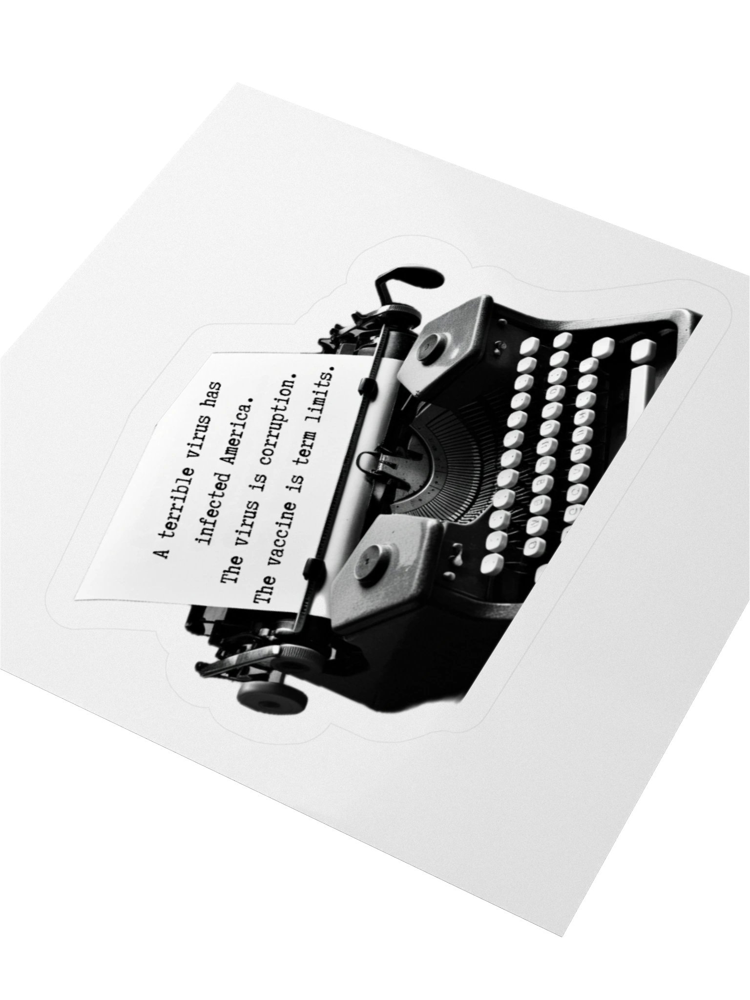 Term Limits Typewriter Sticker Set product image (8)