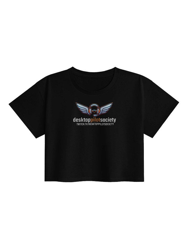 Winged Soundwaves Crop Top product image (1)
