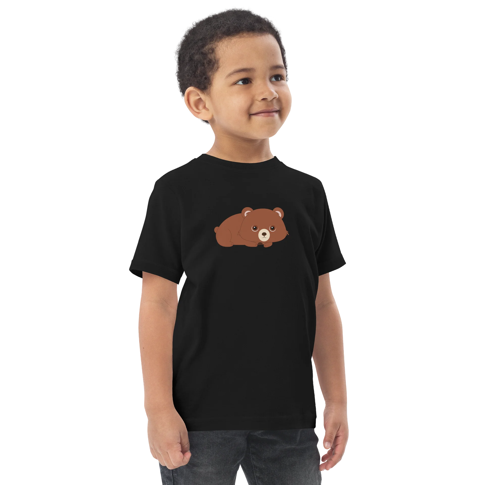 Woodland Animals Bear Toddler Jersey T-Shirt product image (2)