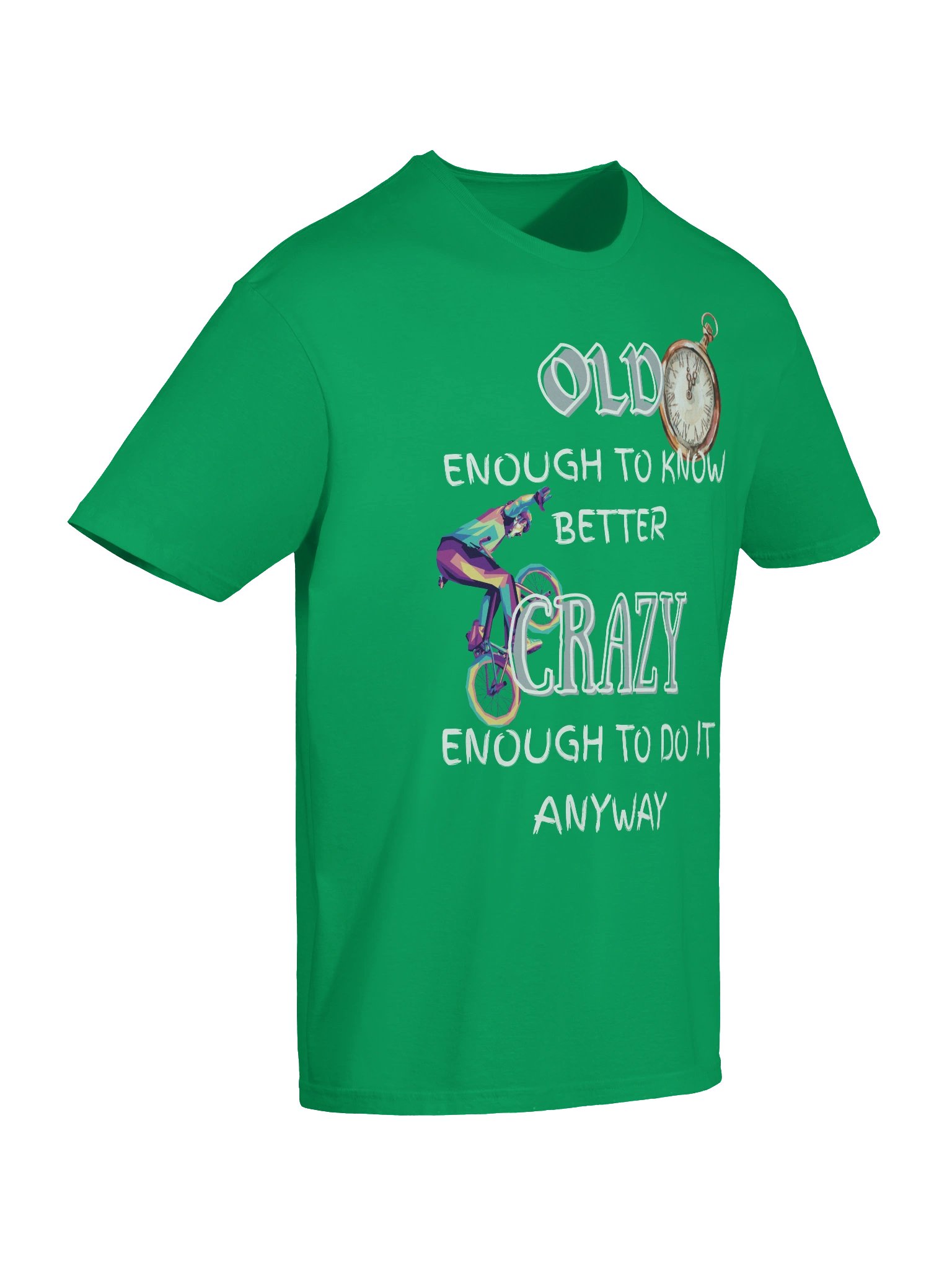 Vintage Clock Wheelie T-Shirt product image (10)
