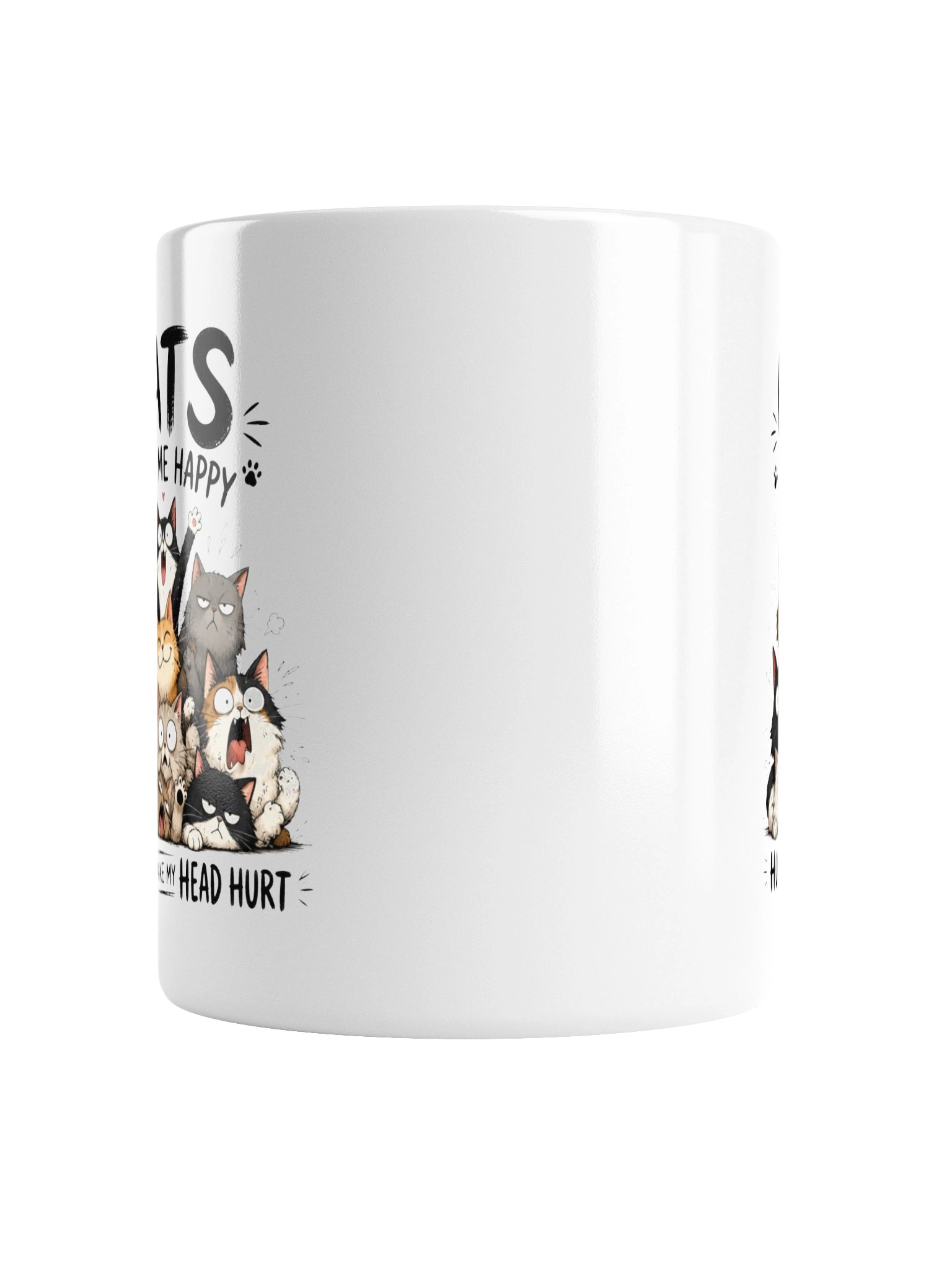 Cats Make Me Happy Mug product image (4)