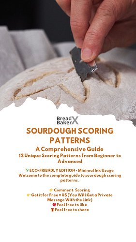 SOURDOUGH Scoring Patterns - A Comprehensive Guide
🌱ECO-FRIENDLY EDITION - Minimal Ink Usage
Welcome to the complete guide to...