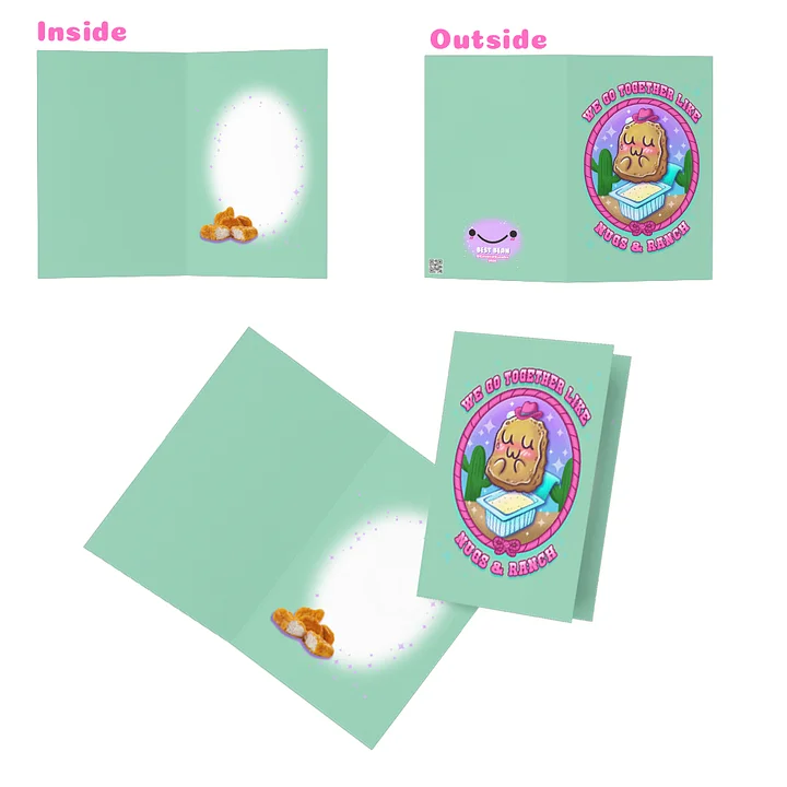 Nugs and Ranch greeting card product image (2)