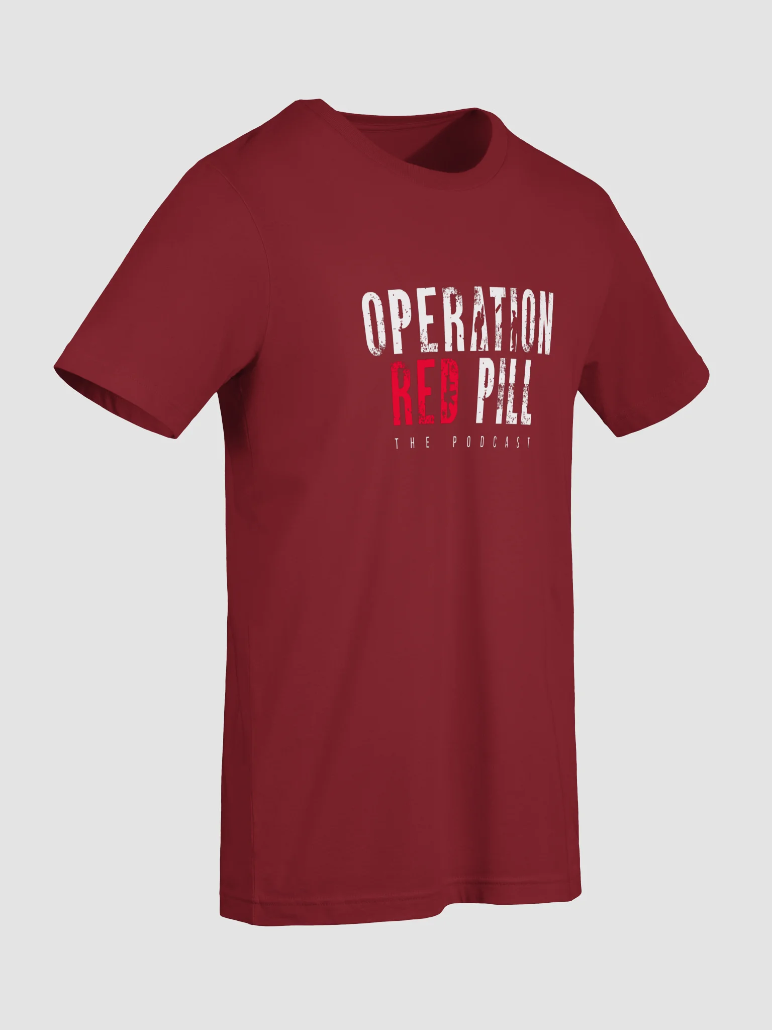 Operation Red Pill T-shirt (White Lettering) product image (7)