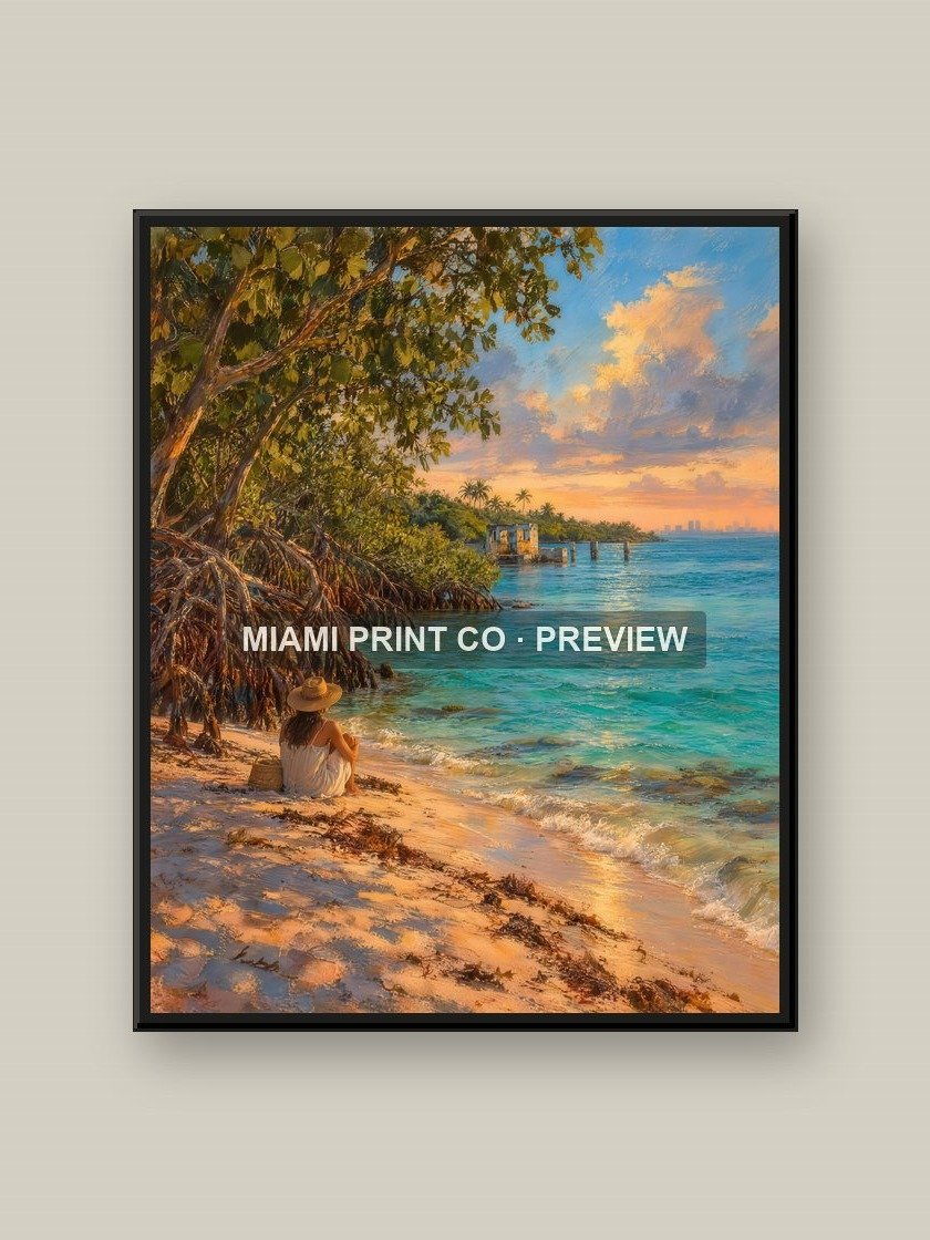 Virginia Key | Framed Art Print product image (1)