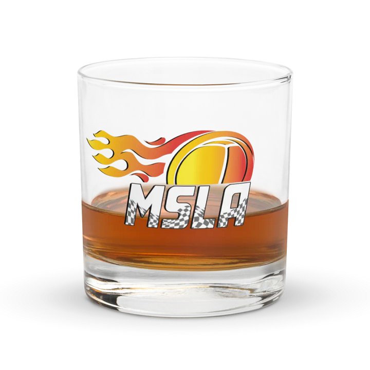 MSLA Logo Rocks Glass product image (1)