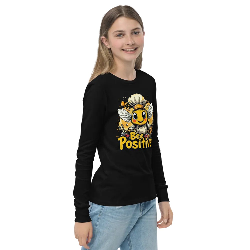 Chef Bee Youth Long Sleeve Tee product image (4)