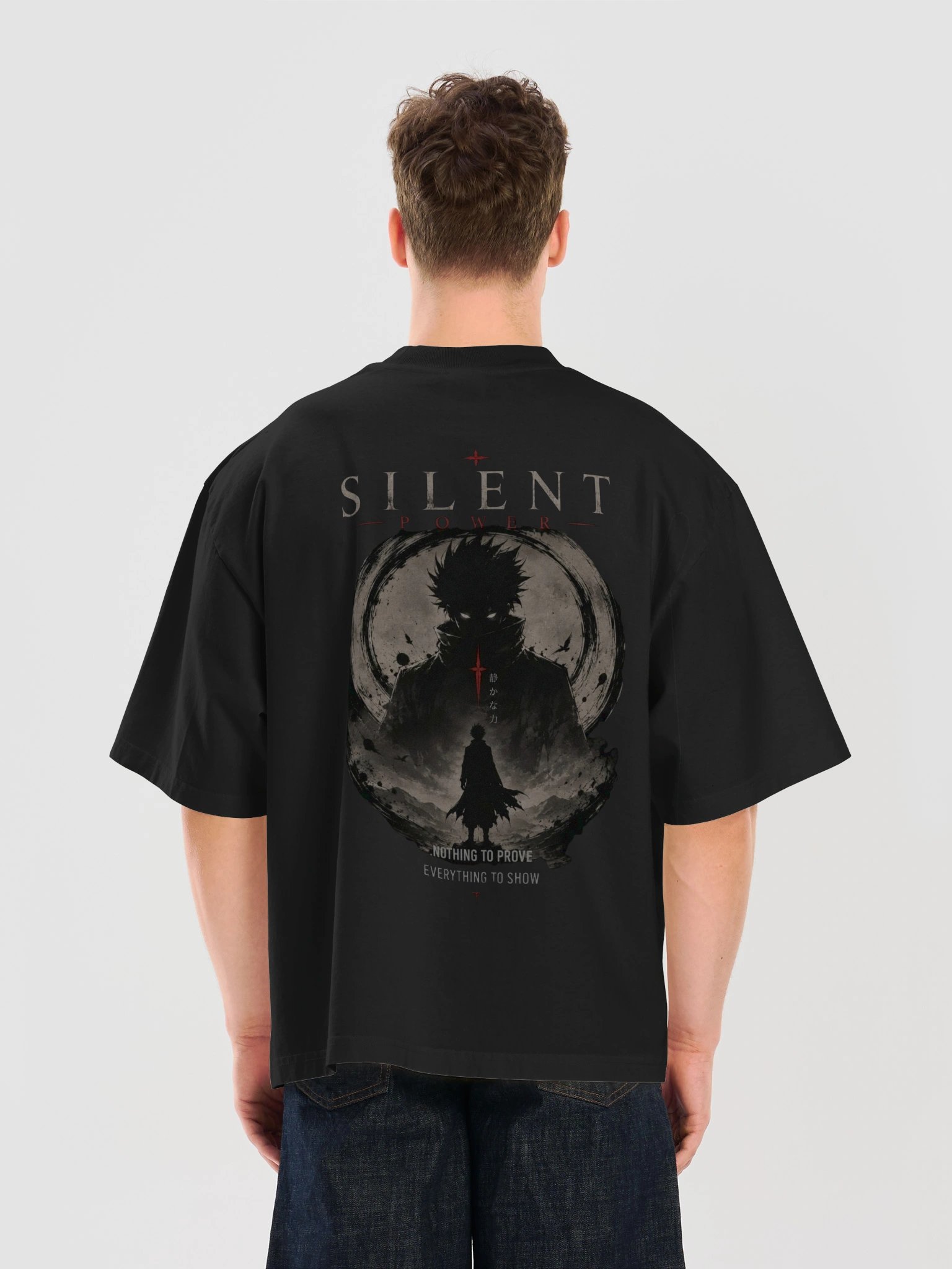 Silent Power. - Heavyweight Oversized Tee product image (6)