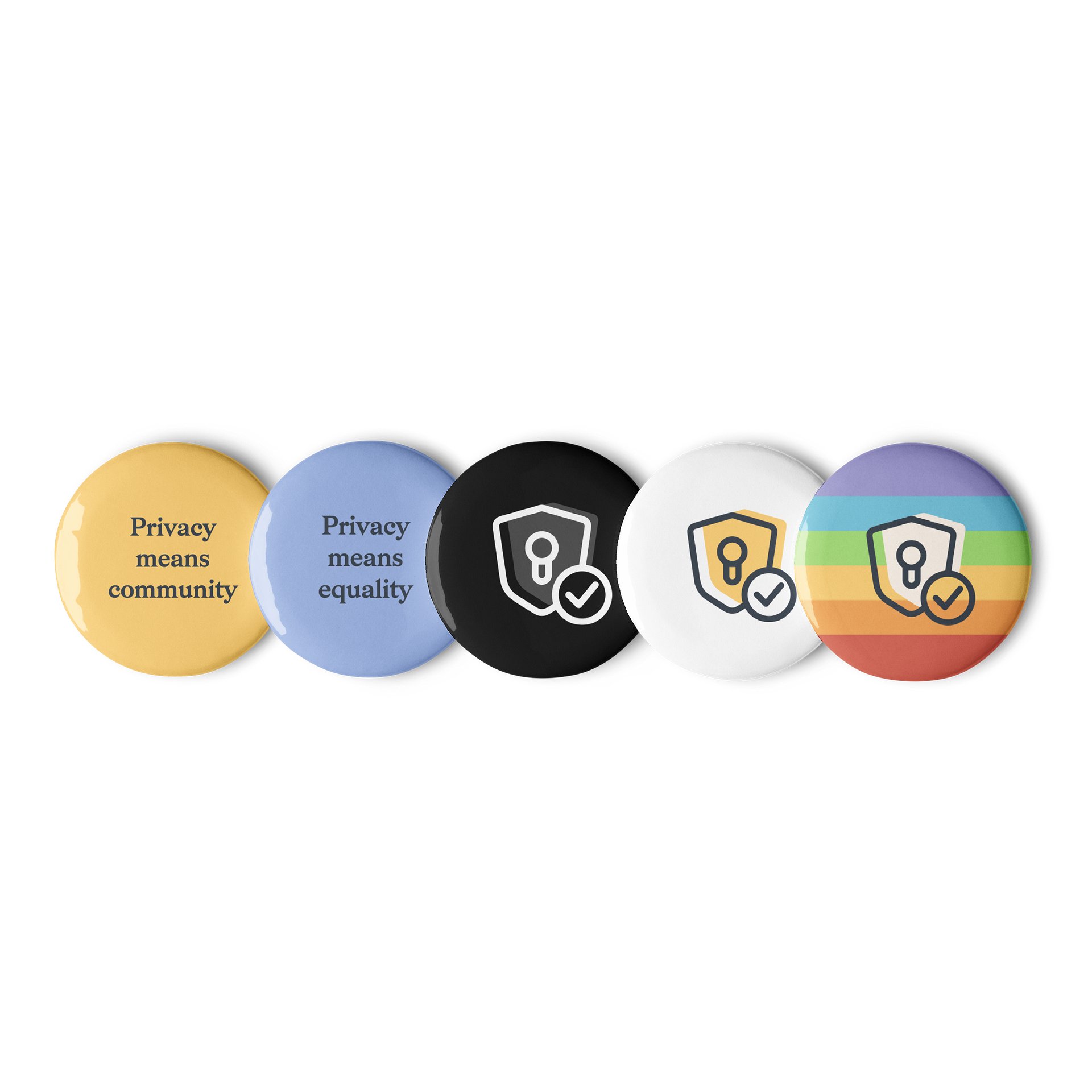 Privacy Means Many Things - Button Set 2 product image (1)