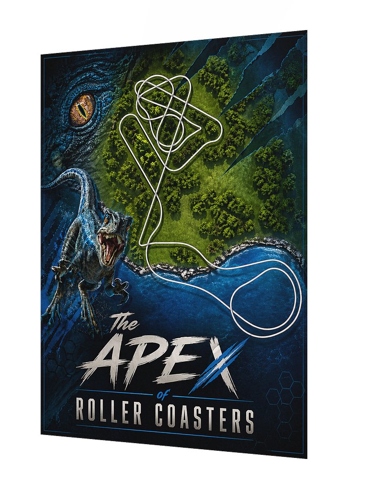 The Apex of Roller Coasters - Veloci inspired poster product image (2)