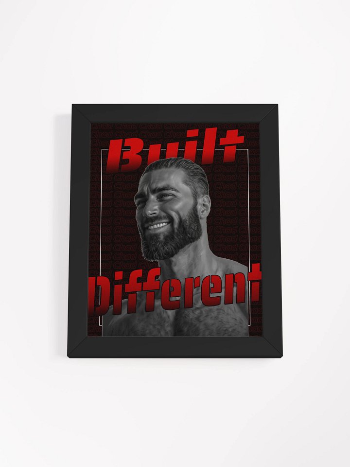 Built Different Framed Poster product image (15)