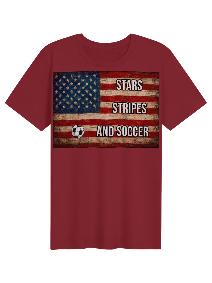 Stars, Stripes & Soccer Shirt | USA Soccer Fan T-Shirt product image (31)