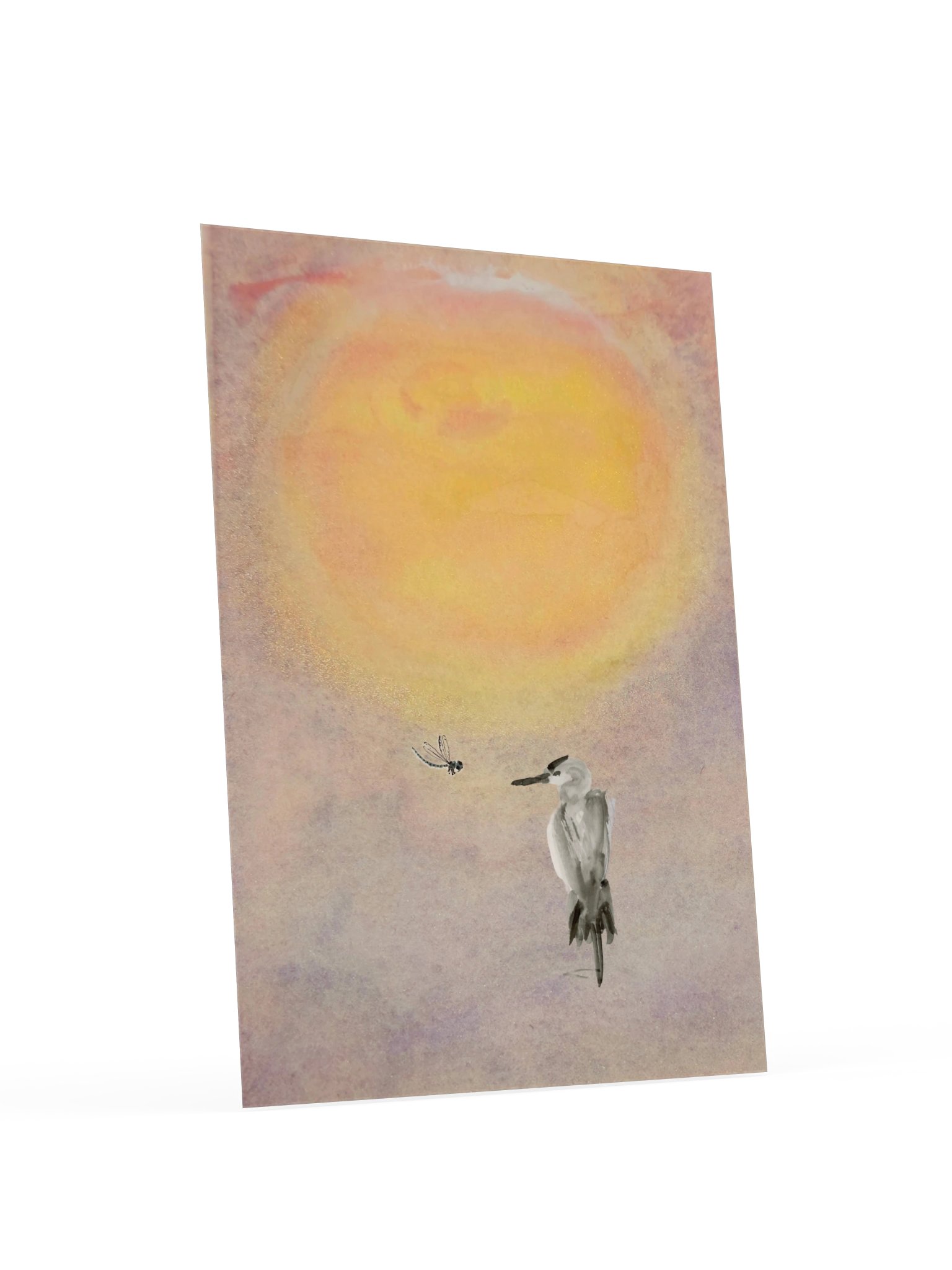 Sun, Bird And Dragonfly Print product image (22)