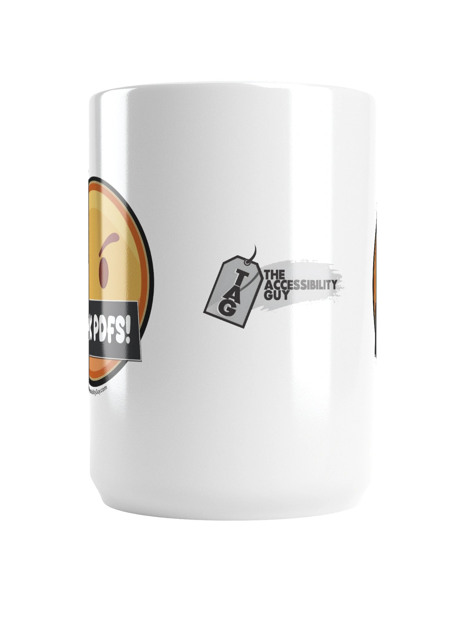F#@K PDFs! White Glossy Mug product image (6)