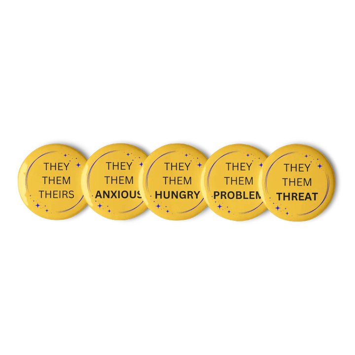 They/Them Pronouns - Yellow product image (1)