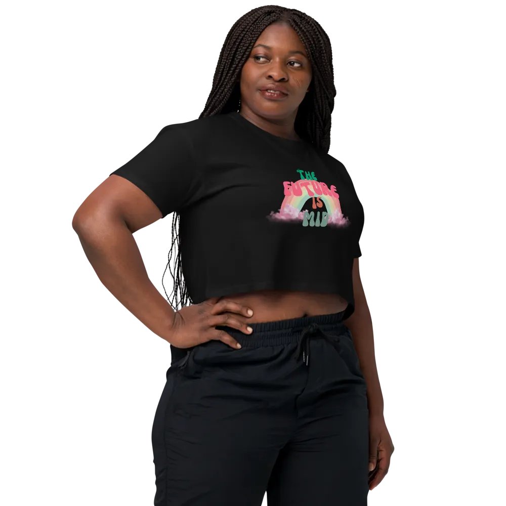 The Future is Mid Retro Crop Top product image (13)