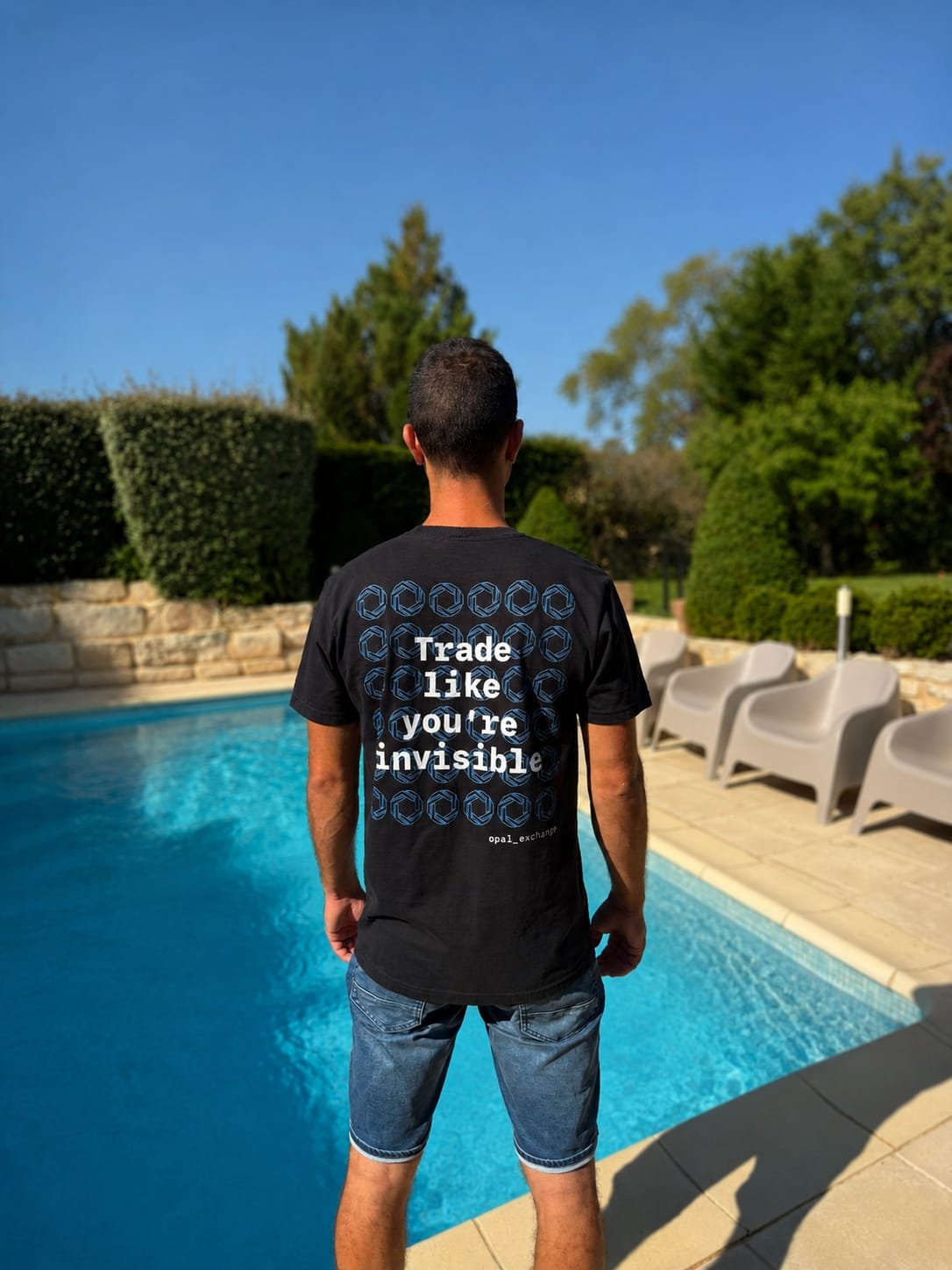 Opal Signature Heavyweight Tee – Black | Invisible Edition product image (1)