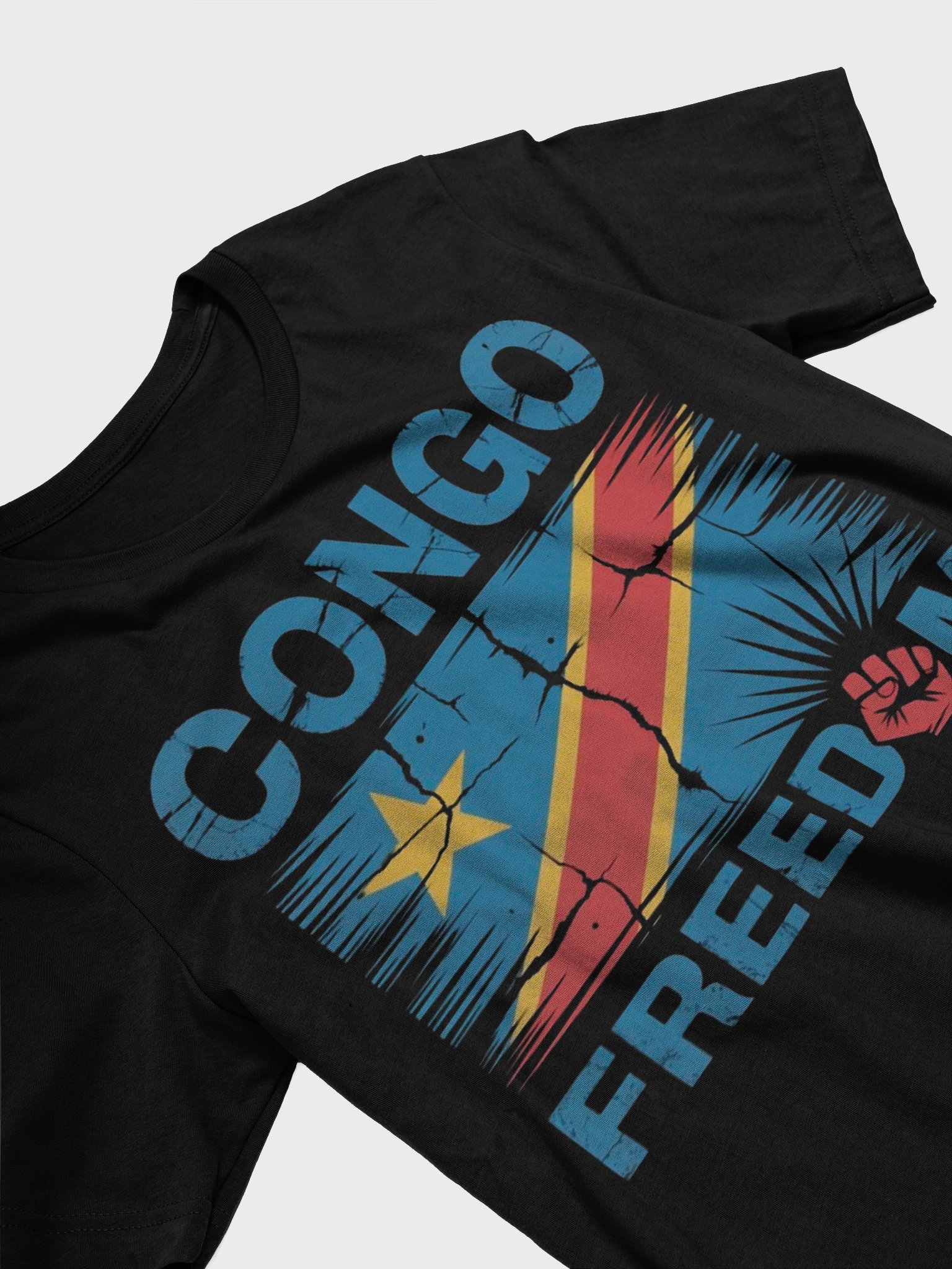 Vintage Democratic Republic of the Congo Africa African Flag Supersoft T-shirt product image (24)