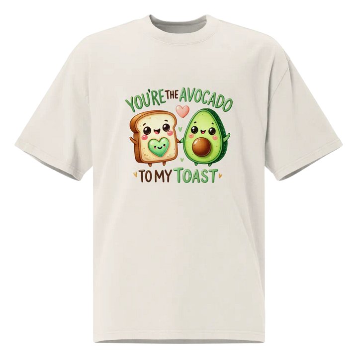 Avocado to My Toast - Word Pun Oversized Tee product image (3)