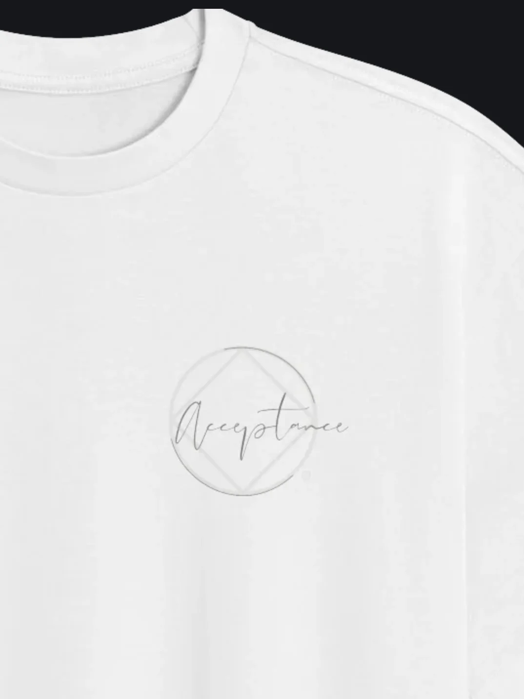 Undecided Collection - Acceptance / symbol Oversized Box Tee product image (3)