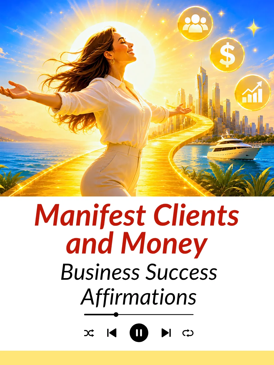 Business Success Affirmations — Manifest Clients and Money | MP3 Download product image (1)