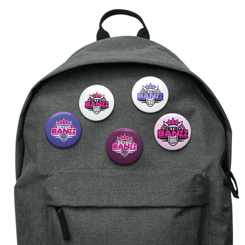 Retro Pins (Set Of 5) product image (5)
