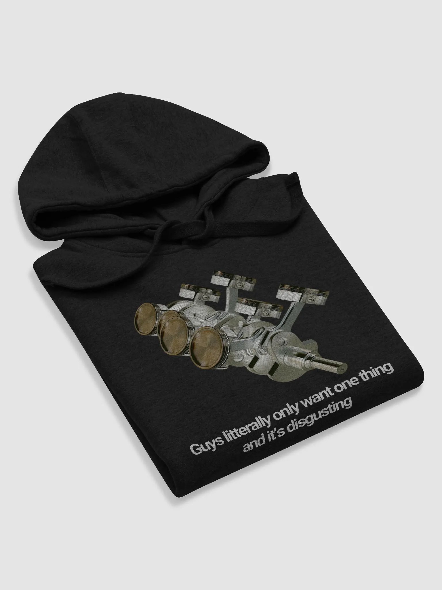 guys only want one thing (V8) hoodie - 65% soft cotton product image (1)