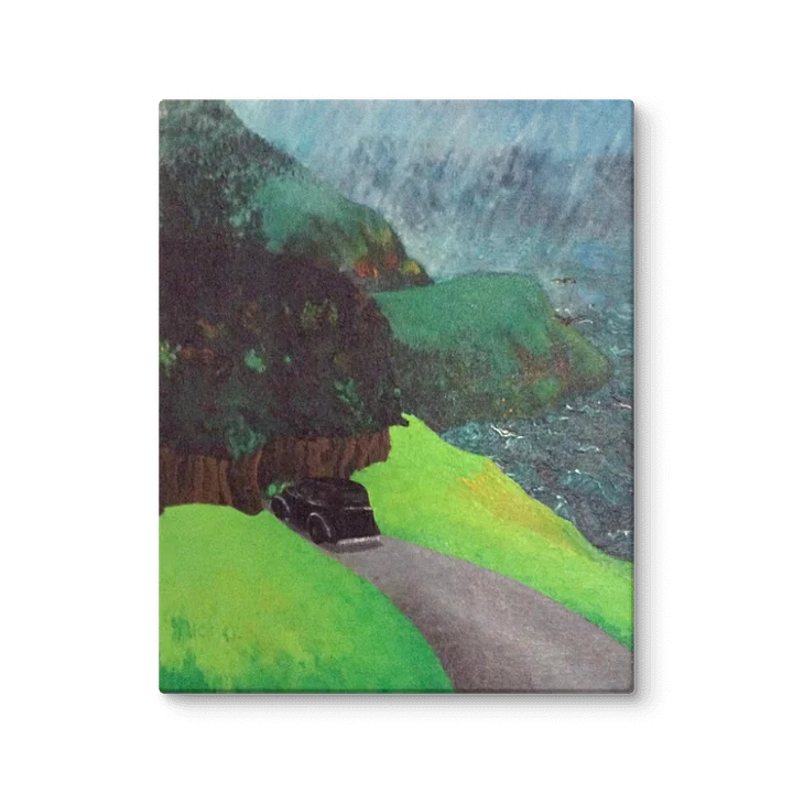 Birds Following William (1981) on canvas (16" x 20") product image (2)