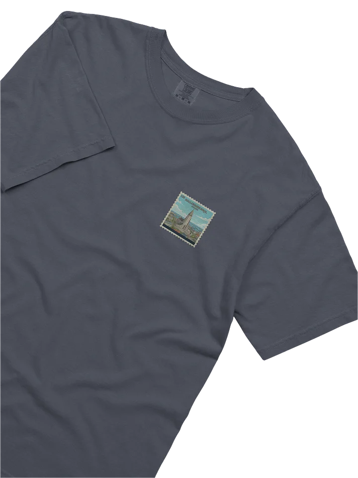 Vintage Hallgrimskirkja Iceland Travel Stamp Comfort Colors T-Shirt product image (2)