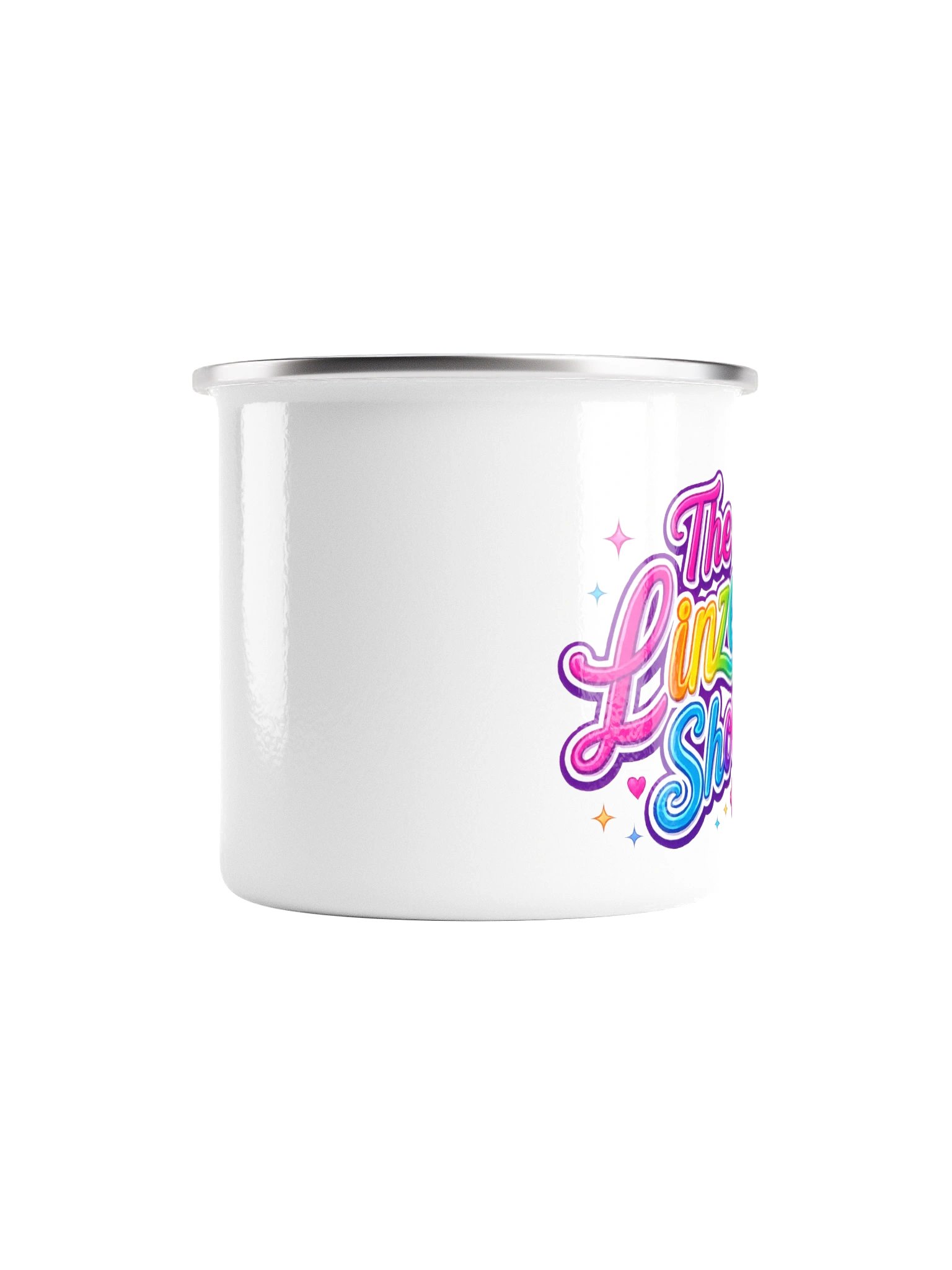 The Linzer Show Rainbow Cat Enamel Mug product image (2)