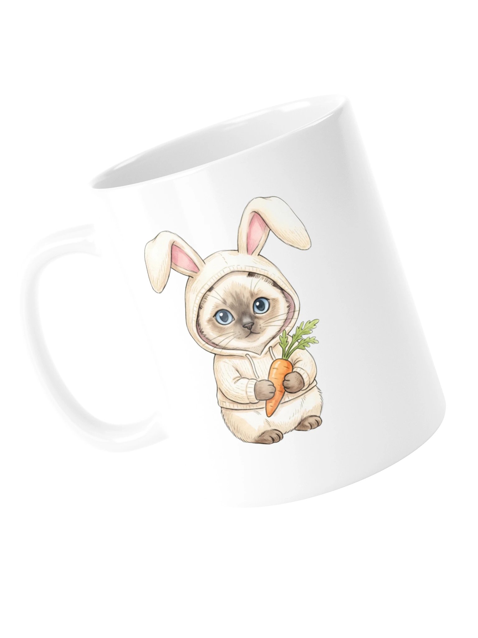Bunny Hoodie Siamese Mug product image (5)