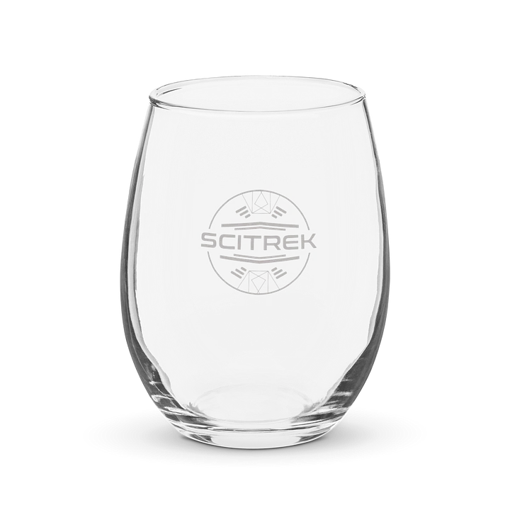 SciTrek Logo Wine Glass product image (1)