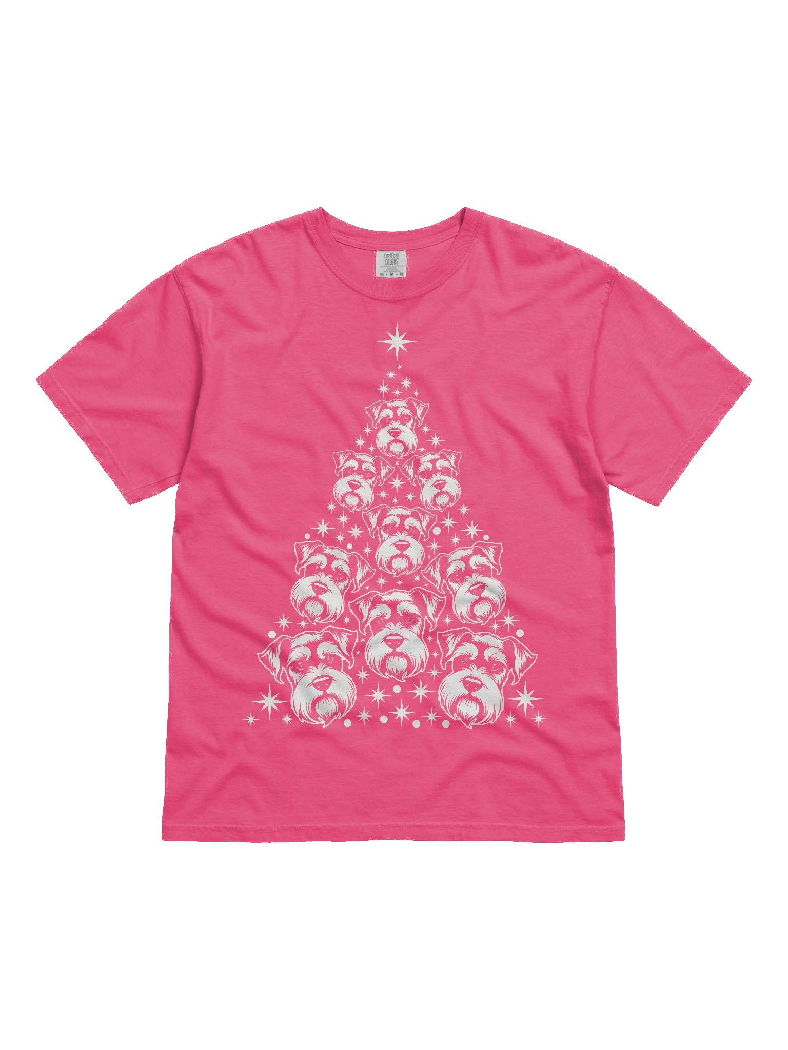 Miniature Schnauzer Christmas Tree T-Shirt product image (2)