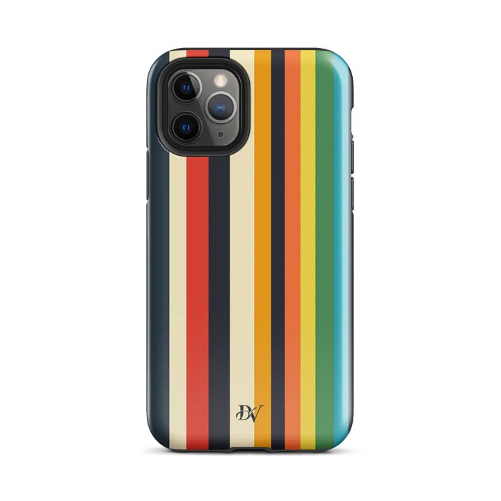 Stripes of Autism iPhone Case product image (2)