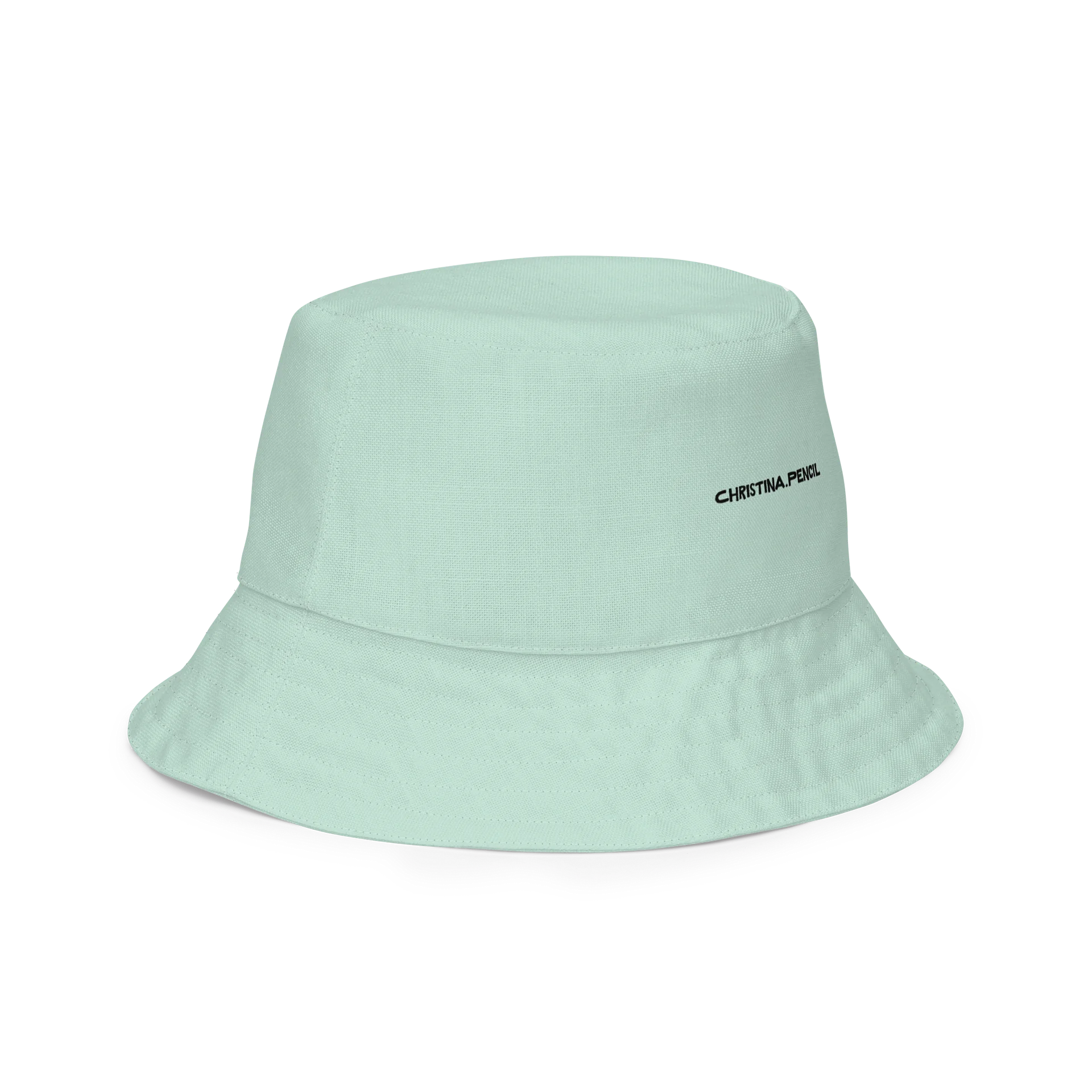 Mint Playful Fish All-Over Print Reversible Bucket Hat product image (5)