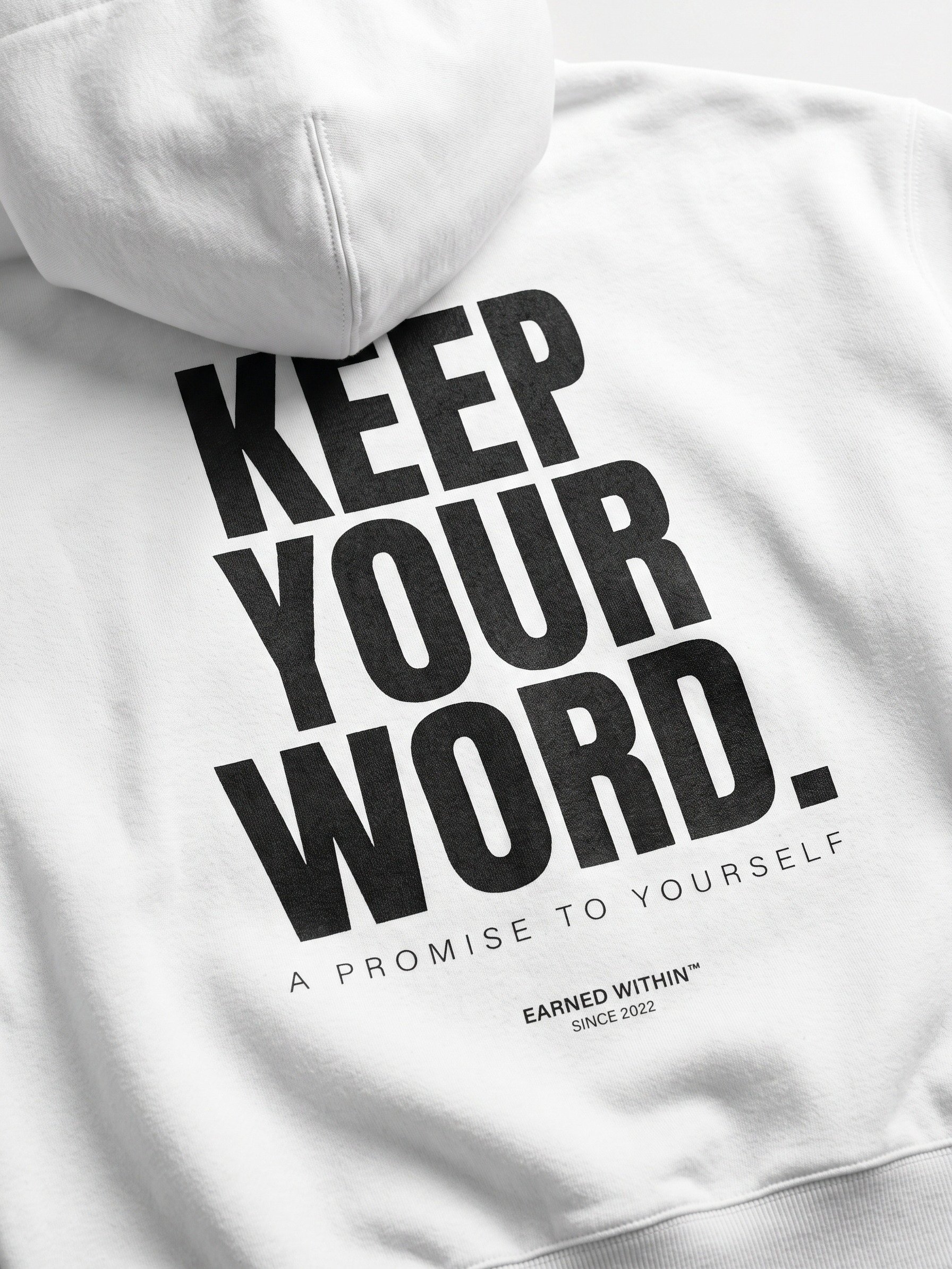 KEEP YOUR WORD HOODIE — LIGHT product image (3)