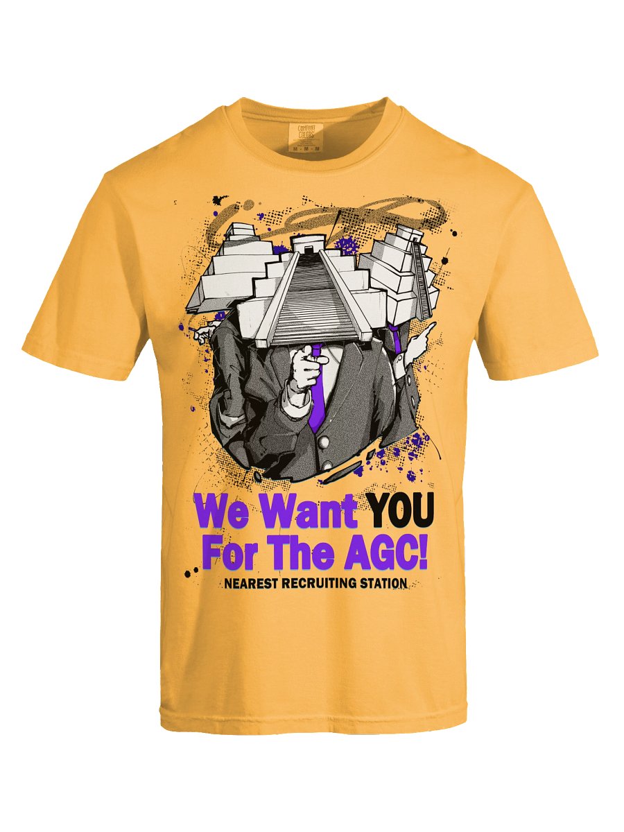 AGC RECRUIT TEE YELLOW product image (5)