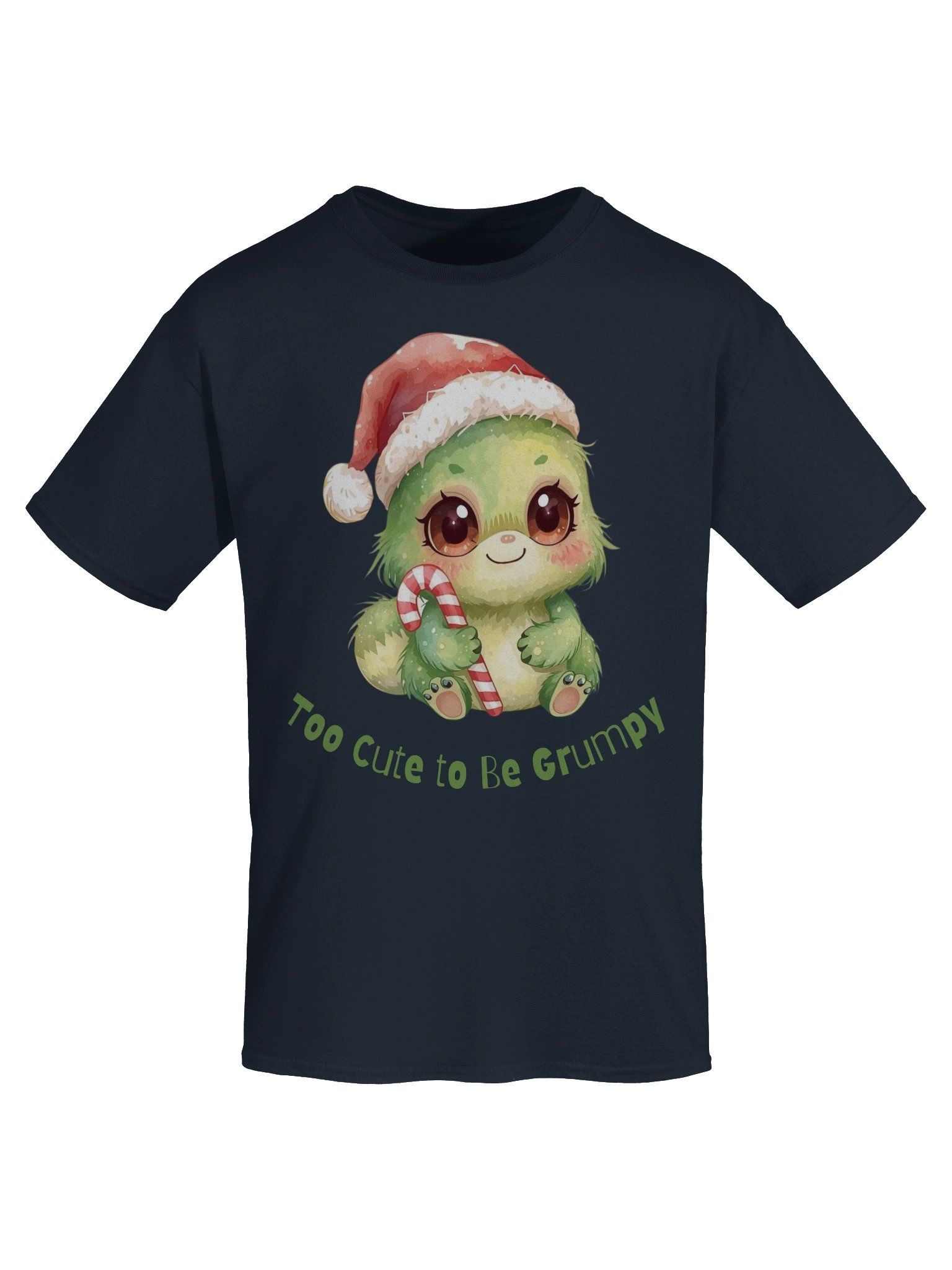 Too Cute to Be Grumpy Holiday Tee product image (67)