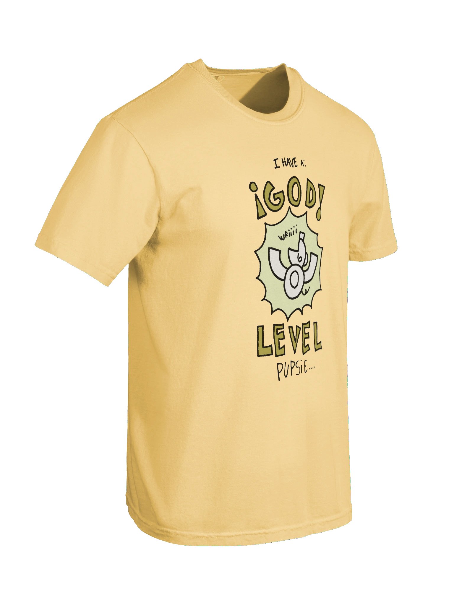'God level pupsie' Pupsies! Heavyweight T-Shirt product image (66)