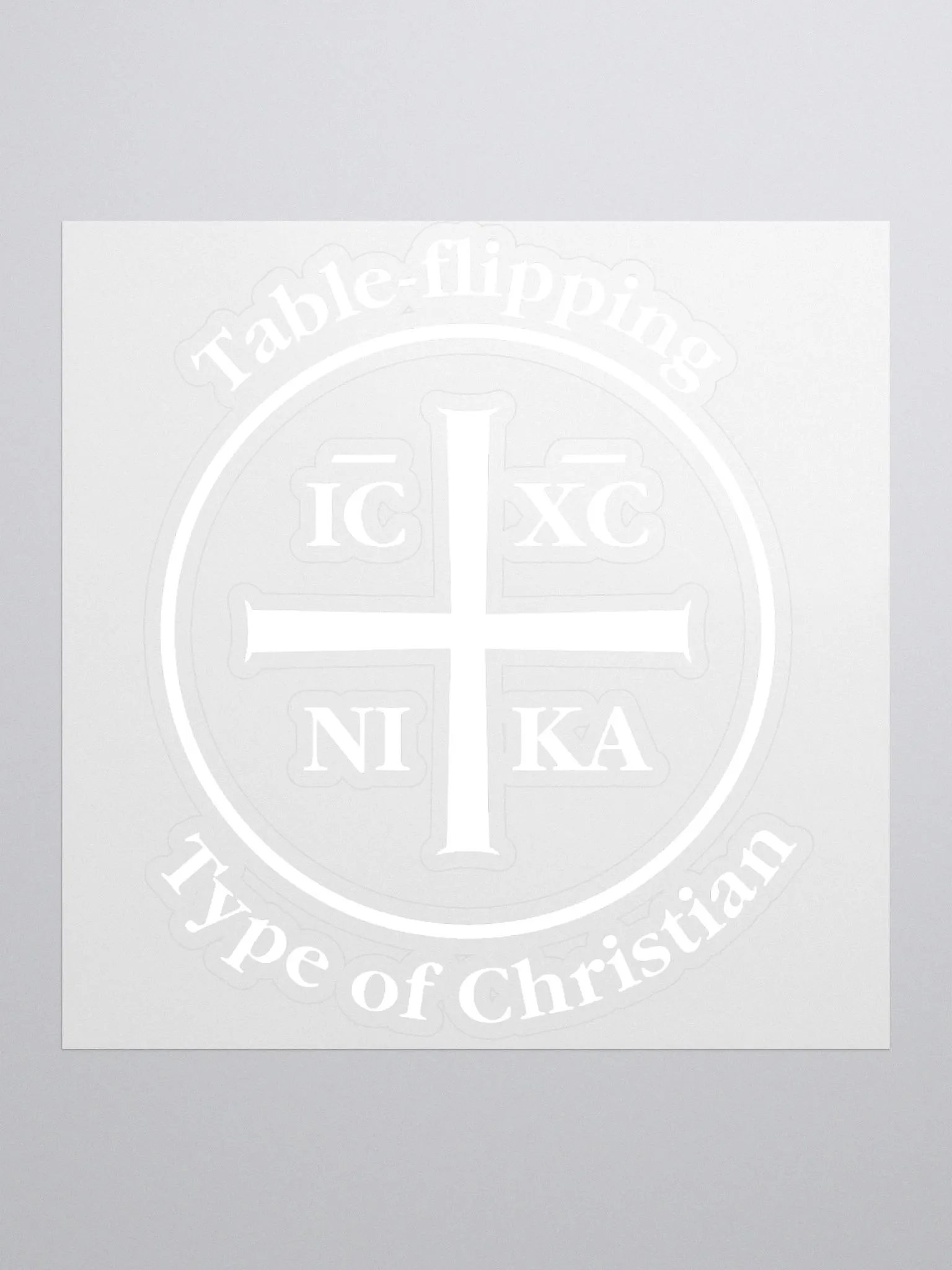 Table Flipper Sticker (White) product image (3)