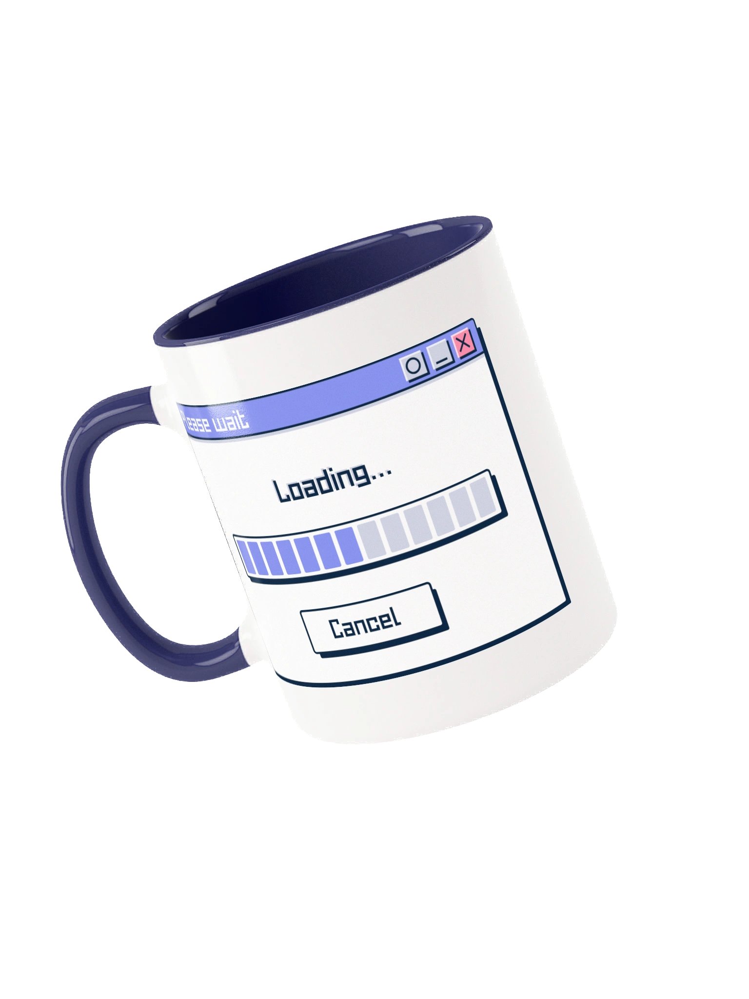 Colored Retro Loading Screen Ceramic Mug product image (3)