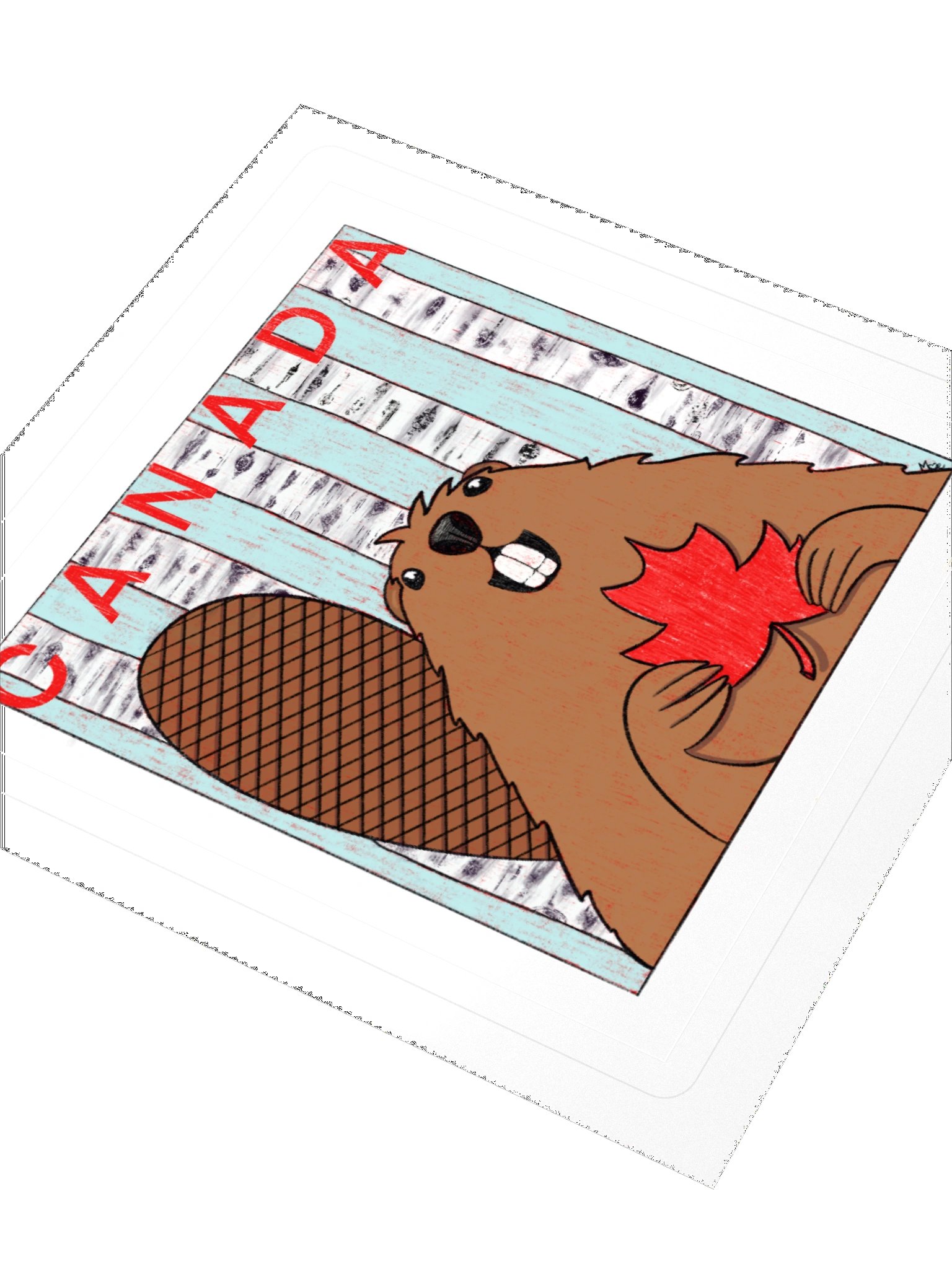 Canada Beaver Sticker product image (3)