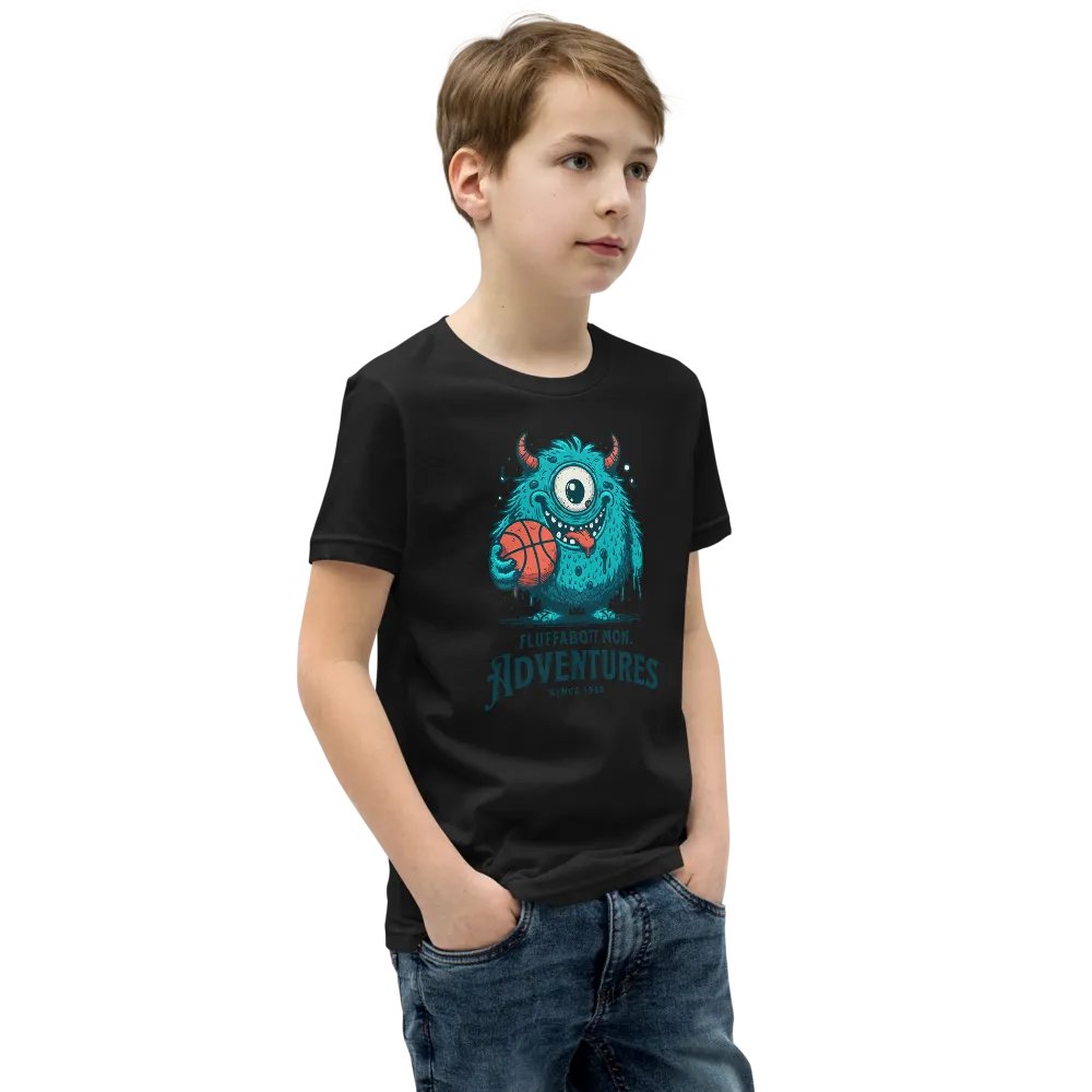 Monstrous Hoops Youth T-Shirt product image (3)