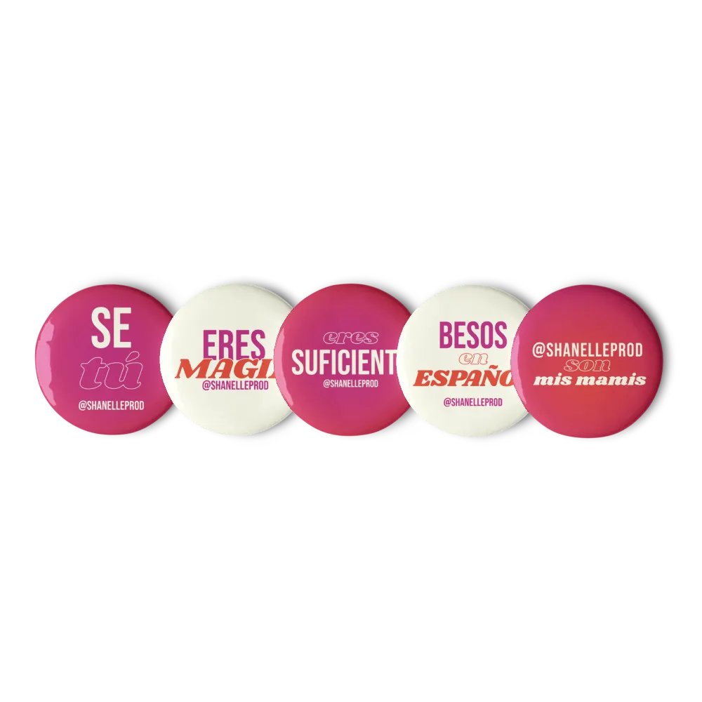 Set MENSAJES [5 Pins] product image (1)