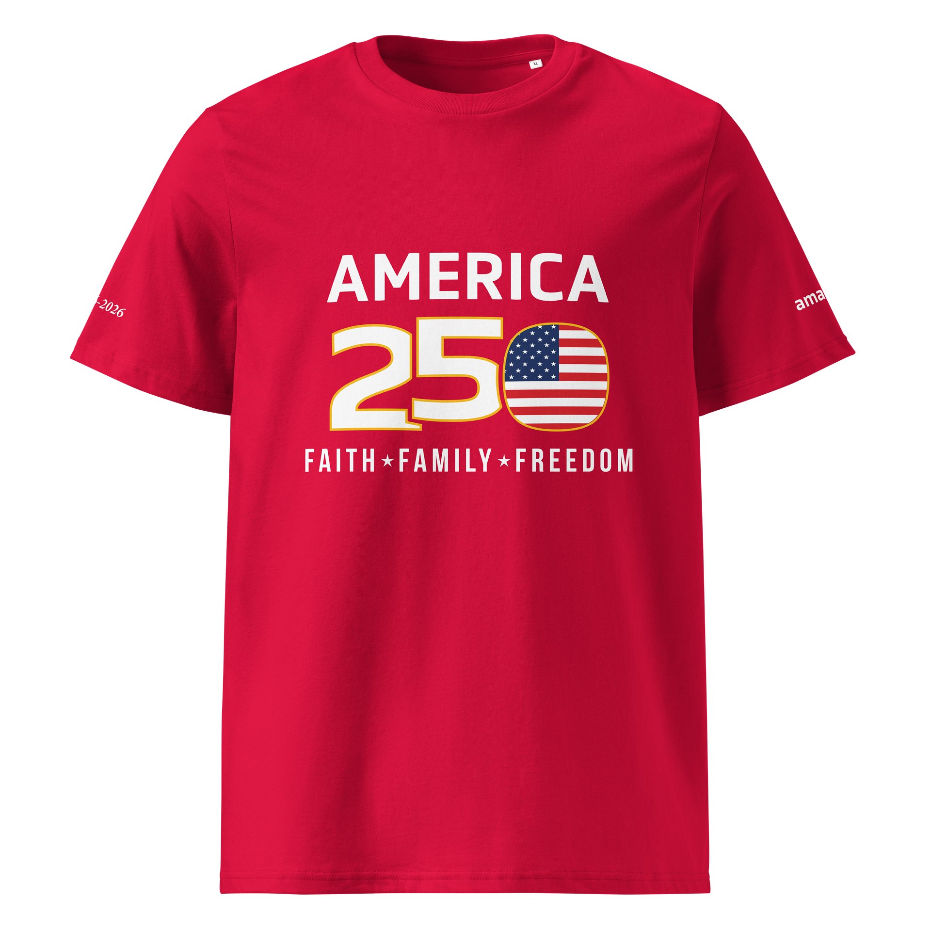 The America 250 Commemorative Liberty Tee (RED)