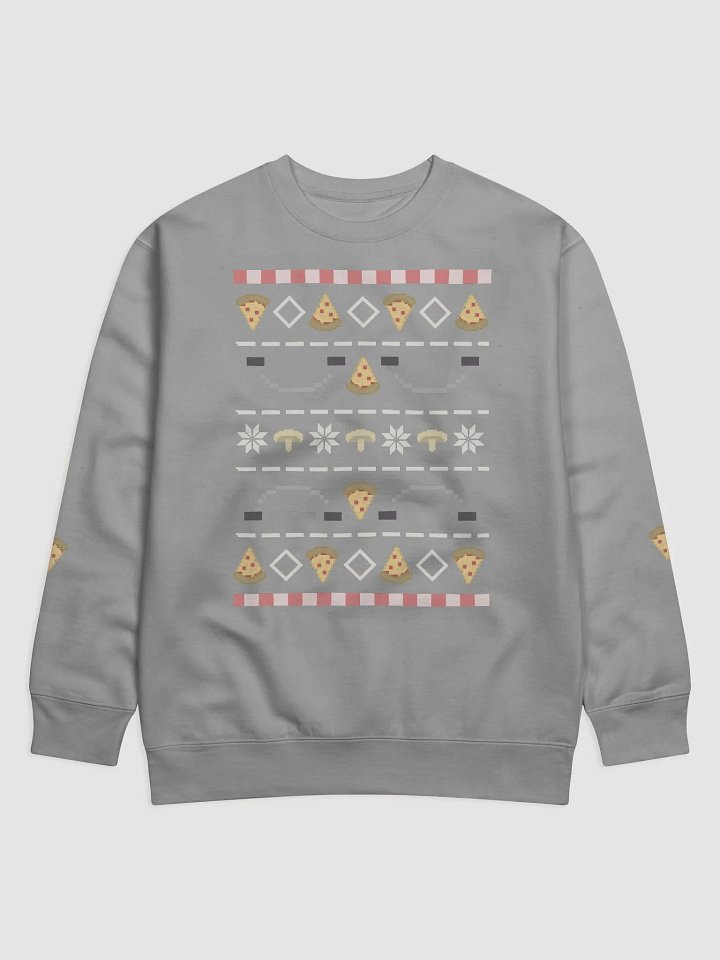 Ugly Holiday Pizza Long Sleeve T-Shirt product image (2)